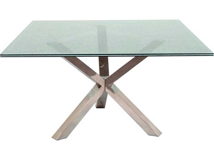 Crackled Glass Dining Table - reneweazy